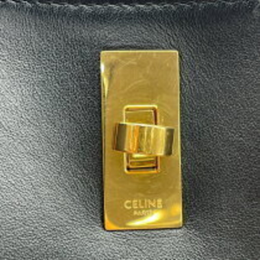 Celine Teen Bucket black hardware calf leather - Picture 7 of 11